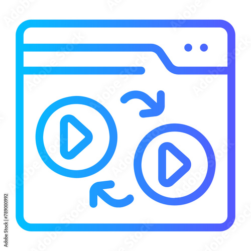 related content gradient icon