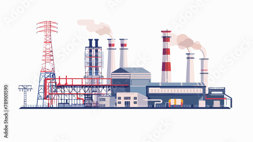 Power plant for electric energy production. Gas industry
