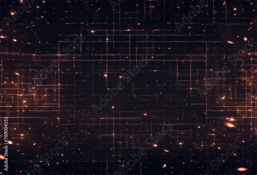 grid background Sci fi network technology galaxy 