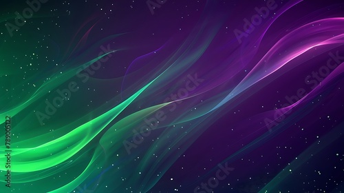 gradient abstract medical green and purple background