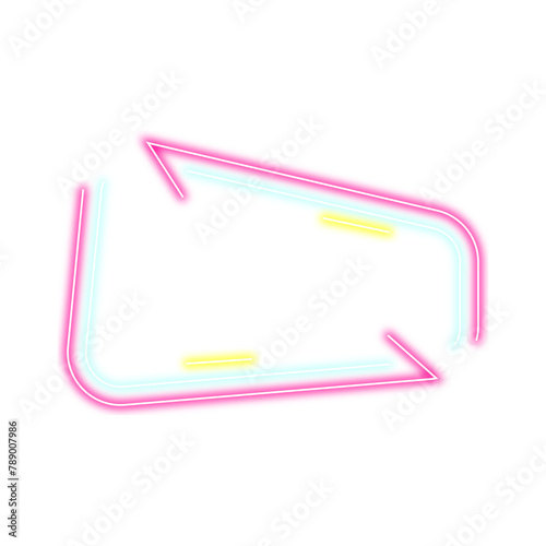 Neon Border Shape