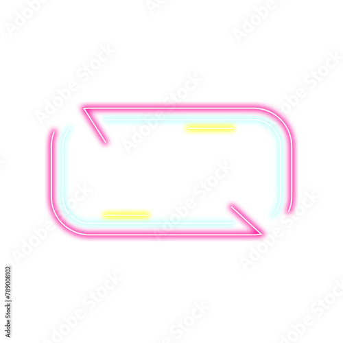 Neon Border Shape