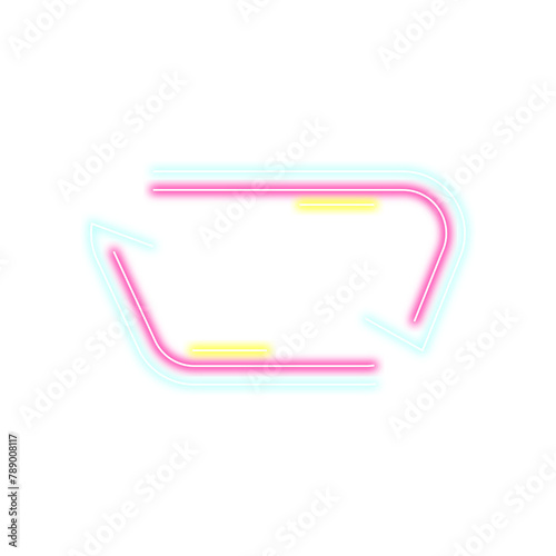 Neon Border Shape
