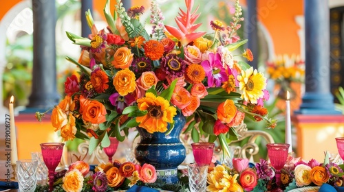 Vibrant and festive table adornments to kick off the Fiesta celebrations in style
