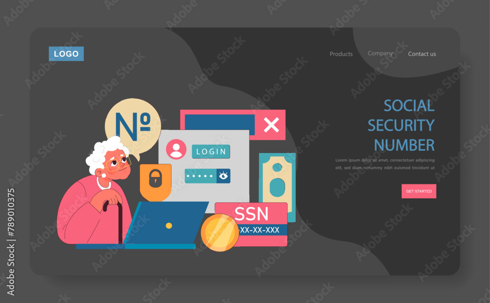 Online Security Dilemma. Flat vector illustration. Online Security Dilemma. Flat vector illustration.