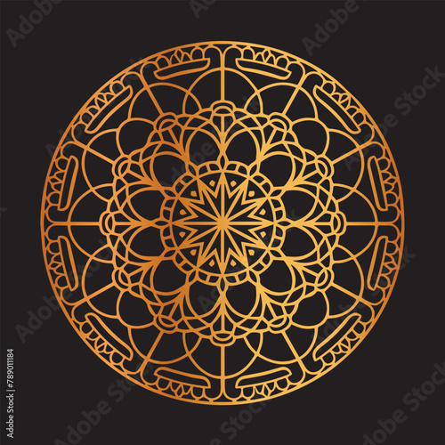 Luxury Mandala Background Design Template 