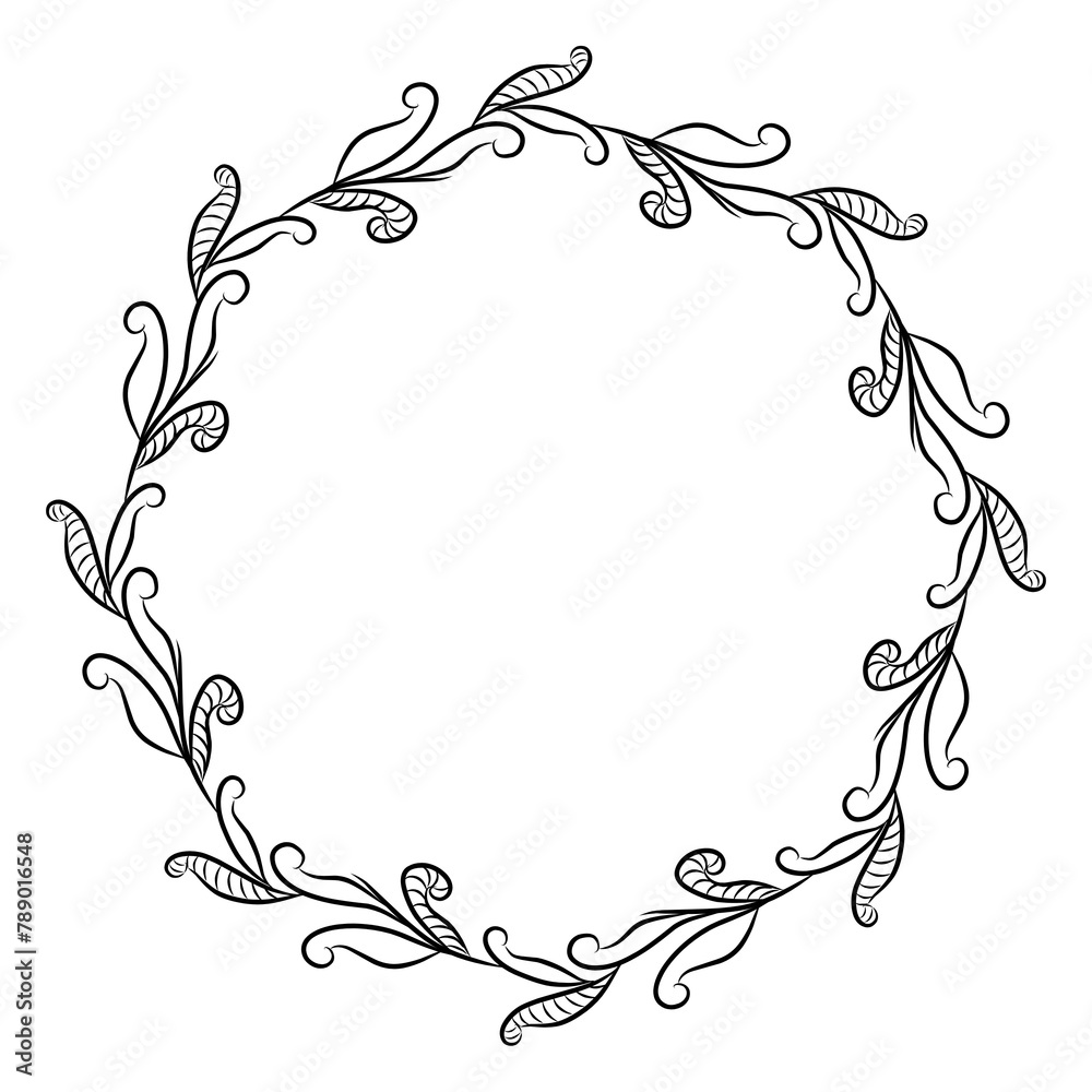 Aesthetic wreath for border or frame
Aesthetic wreath for border or frame