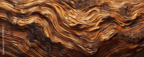 Rough wooden texture background, brown old wood section, generated by ai