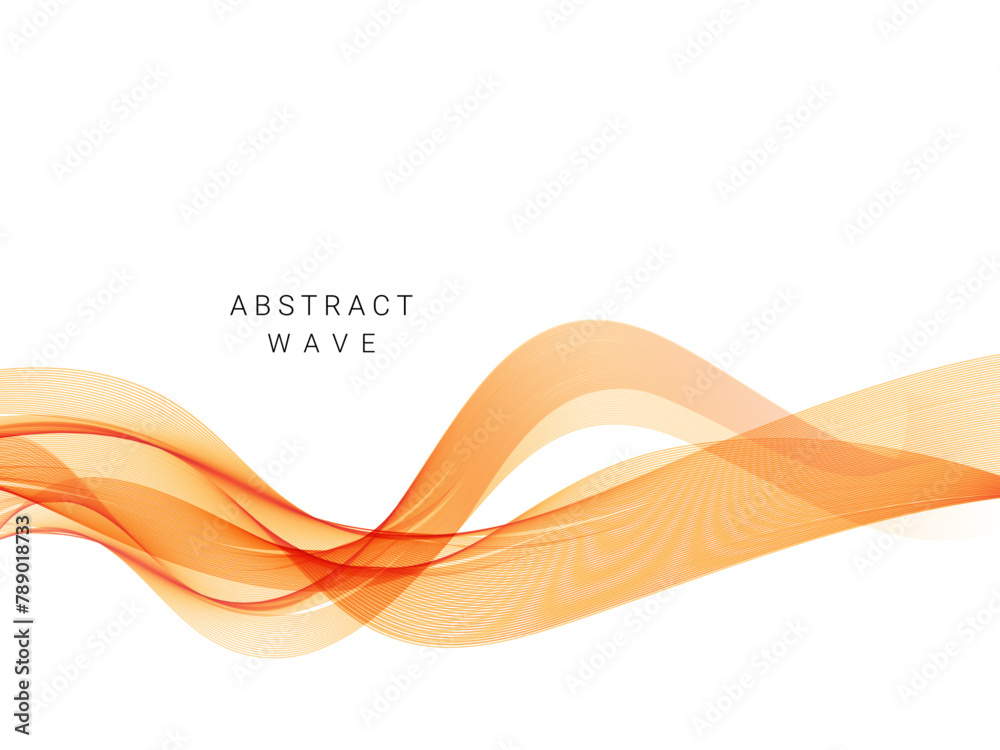 Abstract smooth flow wave line background isolated on white Abstract smooth flow wave line background isolated on white