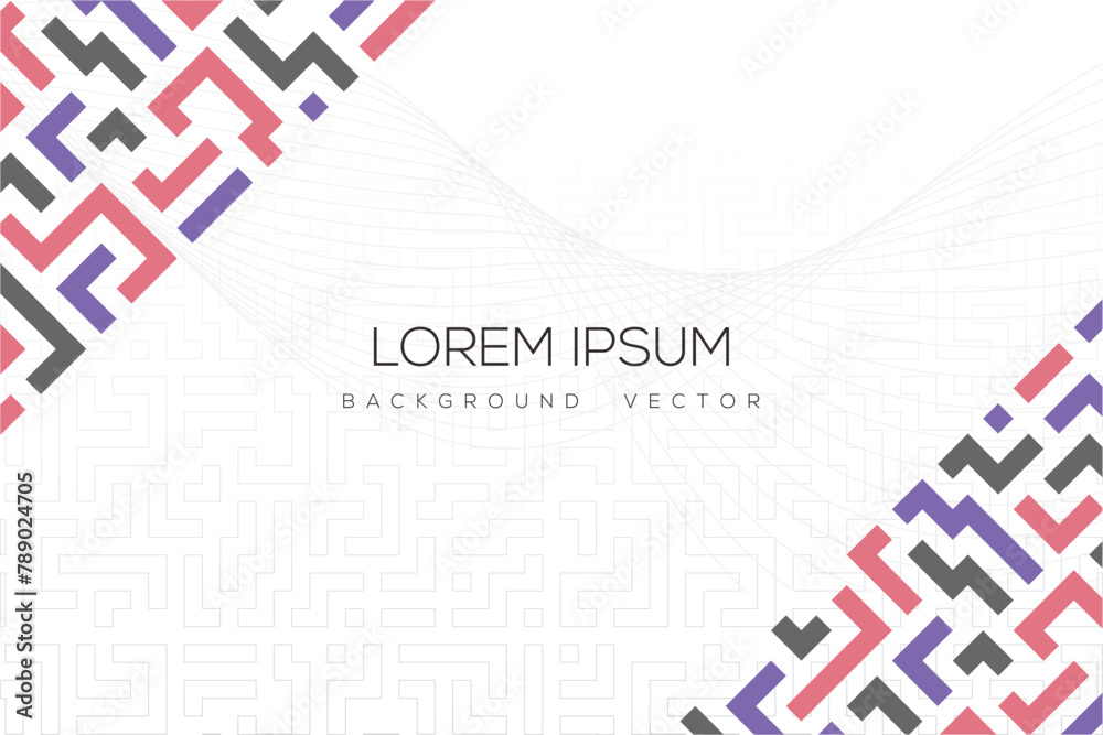 Obraz premium Vector background illustration modern design Premium