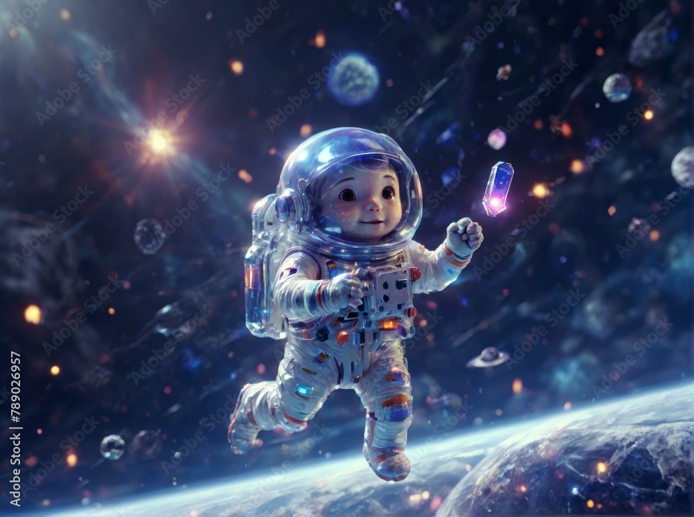 Naklejka premium A Cosmic Journey