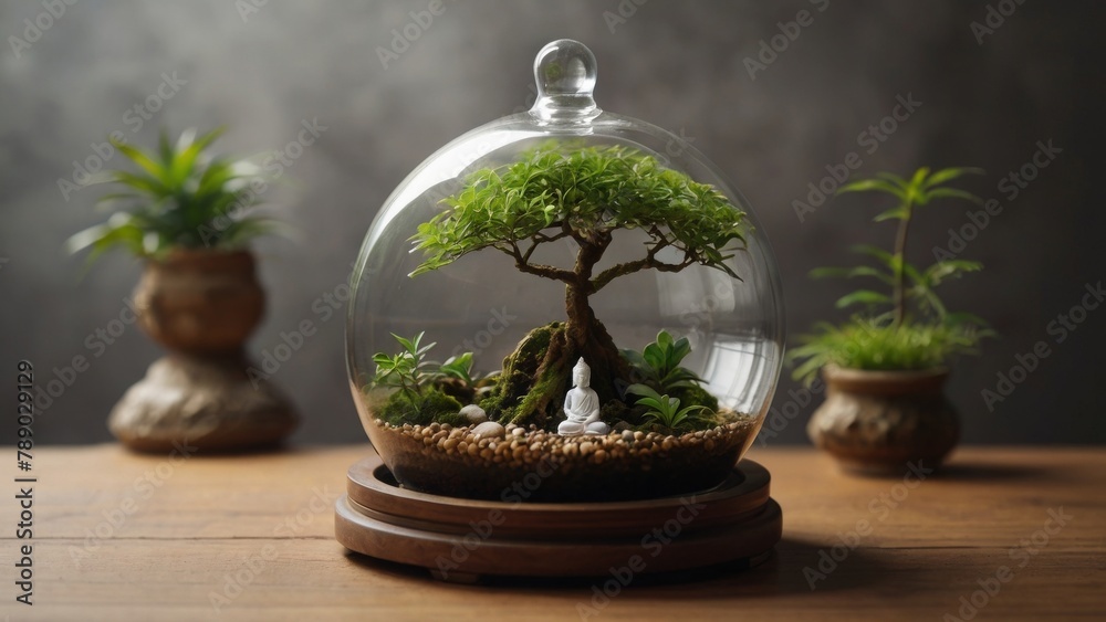 A Serene Bonsai Sanctuary A Serene Bonsai Sanctuary