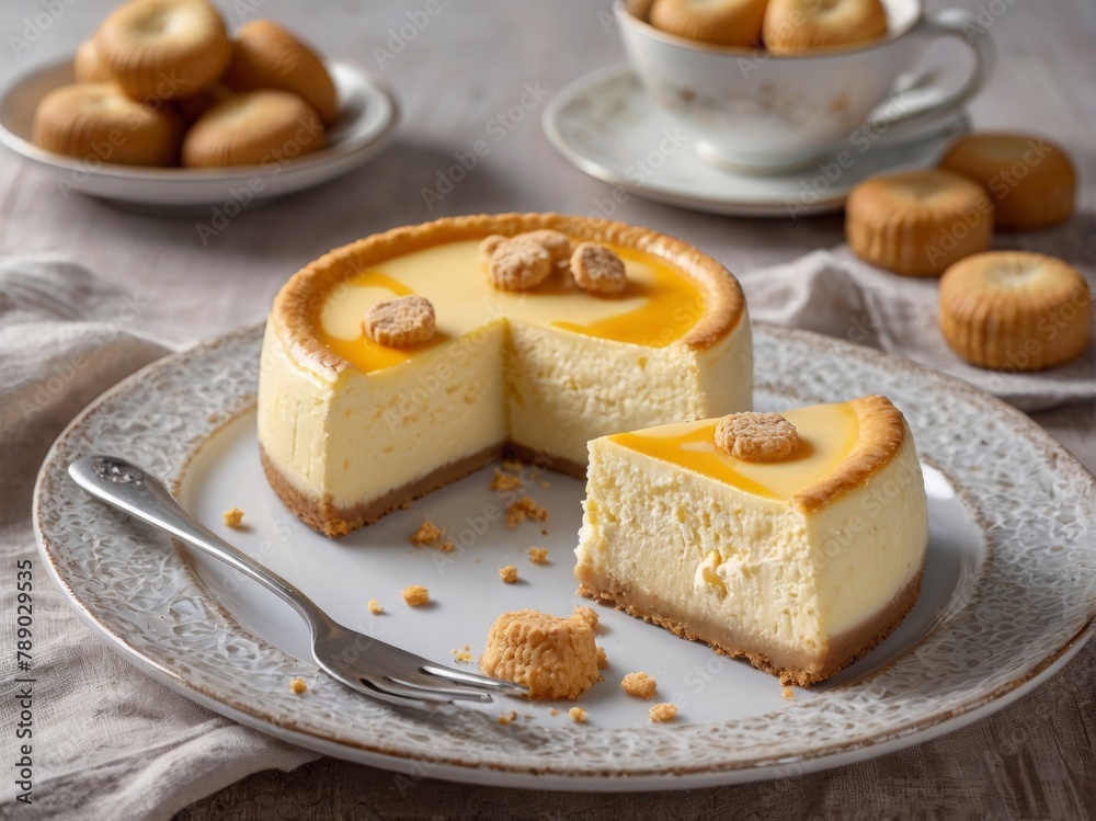 A Delectable Slice of Cheesecake A Delectable Slice of Cheesecake