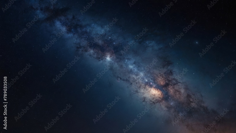 Fototapeta premium Galactic Splendor: Milky Way Night Sky
