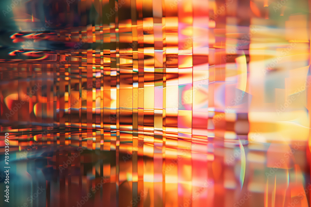 Abstract background with reflections and caustics. Hi-tech. Futuristic background image. Created with Generative AI technology. Abstract background with reflections and caustics. Hi-tech. Futuristic background image. Created with Generative AI technology.