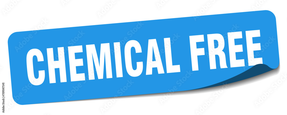 chemical free sticker. chemical free label chemical free sticker. chemical free label