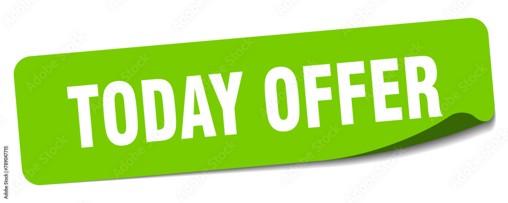 today offer sticker. today offer label today offer sticker. today offer label