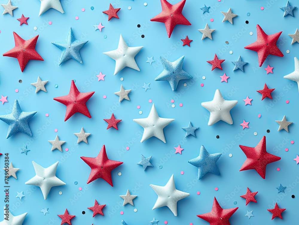 Abstract 4th of July background Abstract 4th of July background