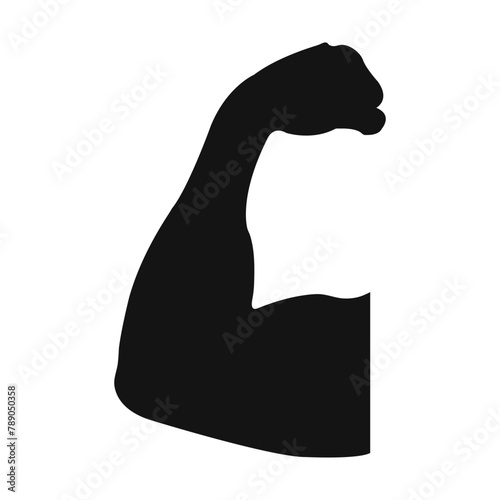 Abstract premium muscle vector icon object design