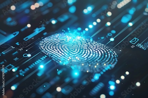 Fingerprint Scanner Enhancing Transaction Security and Cybersecurity Fingerprint scanning technology ensures robust security measures, safeguarding transactions and bolstering cybersecurity protocols.