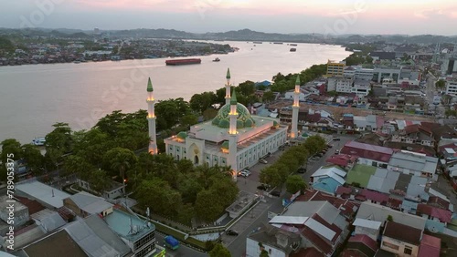 The Darrusalam Grand Mosque is the second largest mosque in East Kalimantan province after the  Islamic Center Mosque, in Samarinda photo