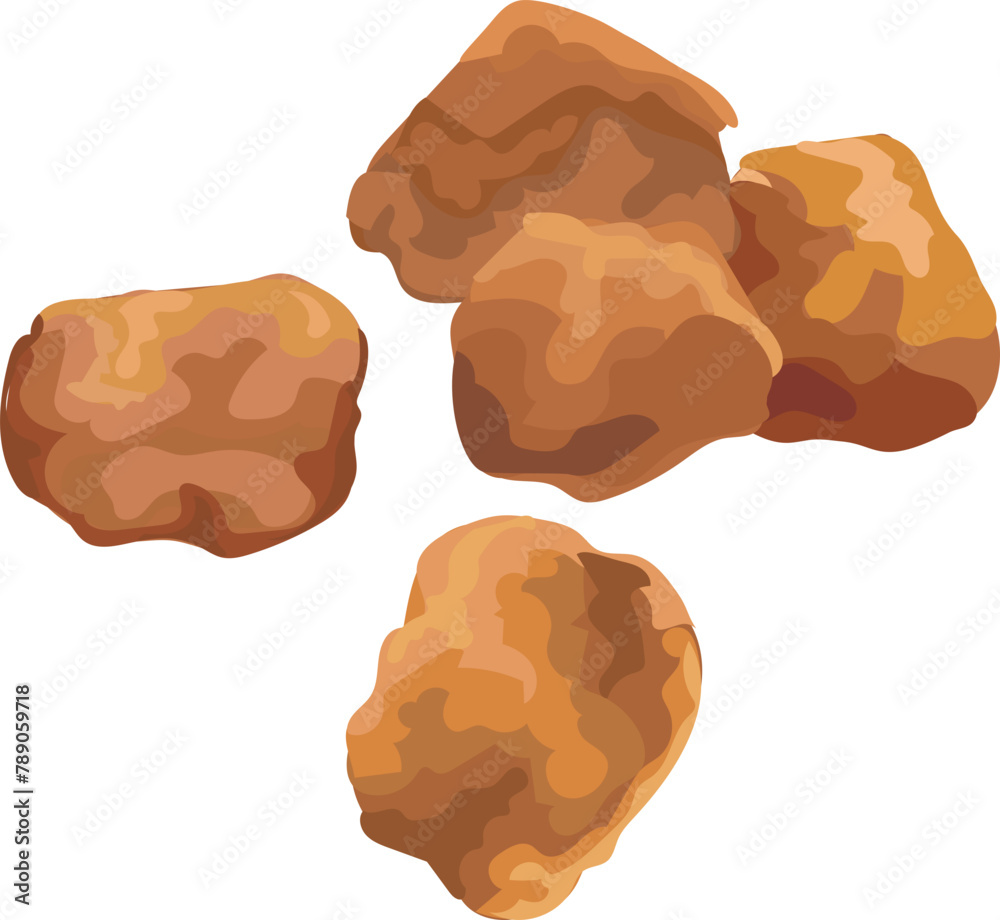 Chicken nuggets illustration on transparent background.
Chicken nuggets illustration on transparent background.