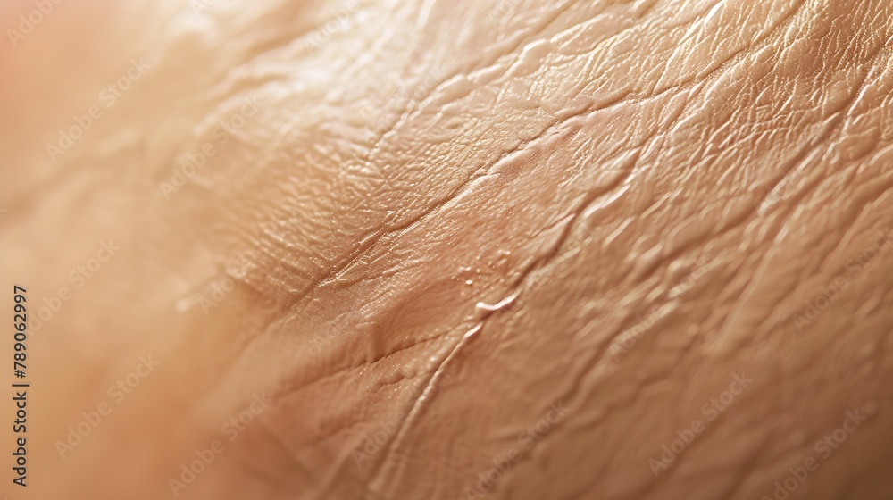Fototapeta premium The texture of the skin : Generative AI