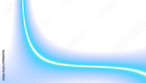 Energy lines with transparent gradient background. Elegant rainbow colours wavy line on Transparent png overlay background (ID: 789064596)