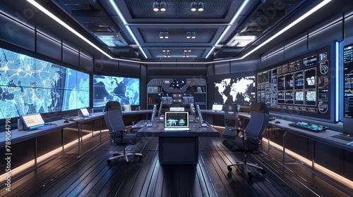 State-of-the-Art Command Center, Suitable for Security Tech Features photo