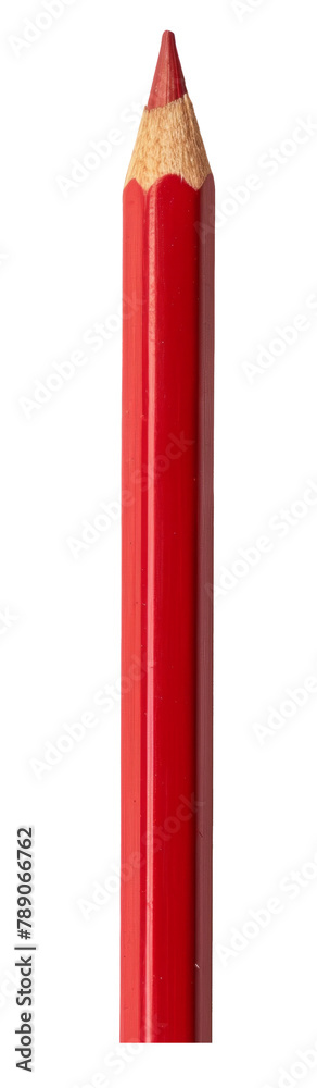 photo of a red pencil, full pencil, white background photo of a red pencil, full pencil, white background