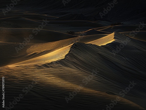 Desert Expanse: Endless Sands in Blazing Heat photo