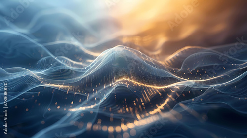 Dynamic Abstract Background With Pulsing Energy