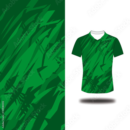green t shirt abstract pattern design