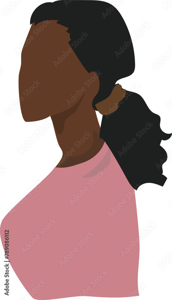 Abstract woman art illustration on transparent background.
Abstract woman art illustration on transparent background.
