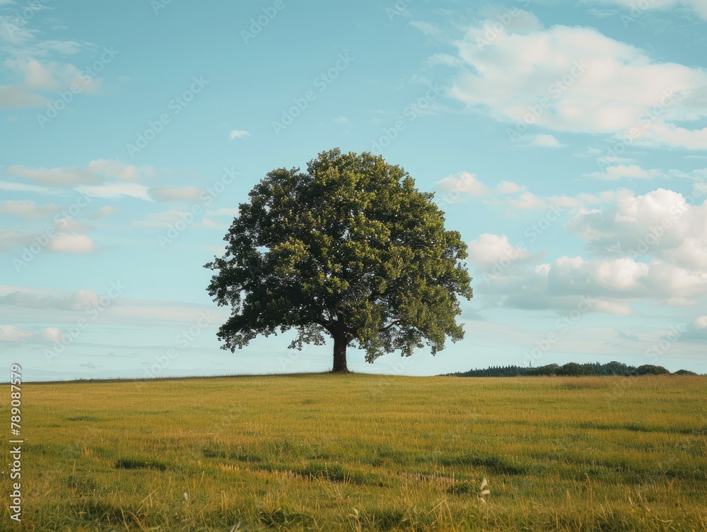 Sentinel of the Meadow: Tree Reaching for the Sky Sentinel of the Meadow: Tree Reaching for the Sky