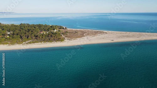 Amazing view of Kassandra coastline near Possidi beach, Chalkidiki, Central Macedonia, Greece photo