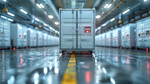 Cold chain shipping using insulated boxes equipped with sensor technology to maintain optimal conditions for perishable goods photo