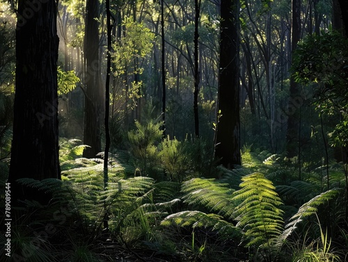 Forest Fugue  Beneath the shadowy canopy of the ancient forest