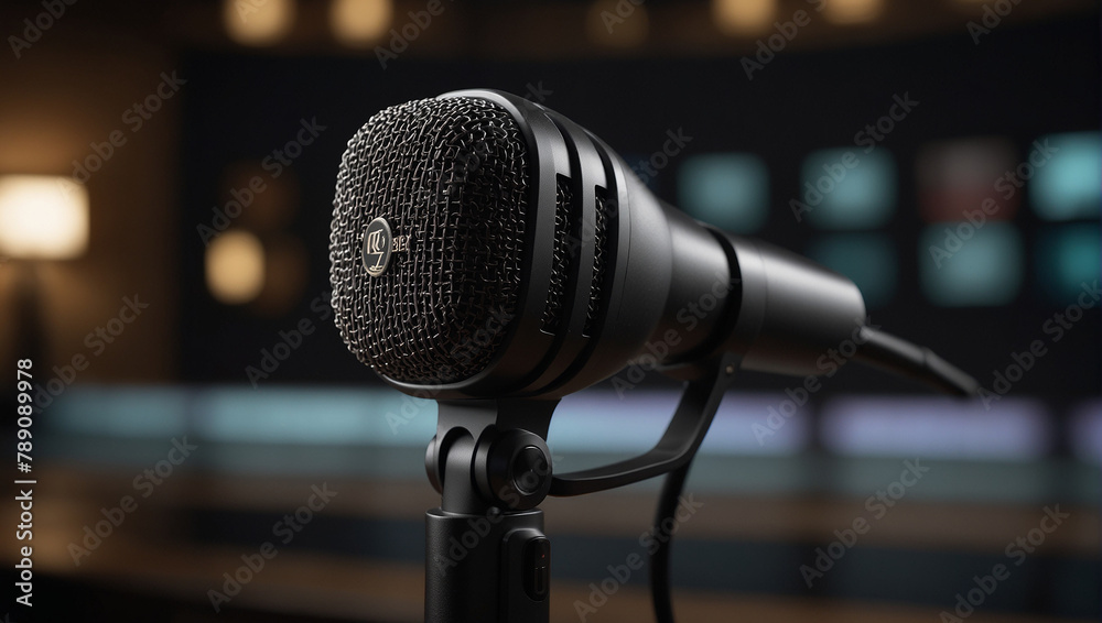 Microphone is in new look for sound Microphone is in new look for sound