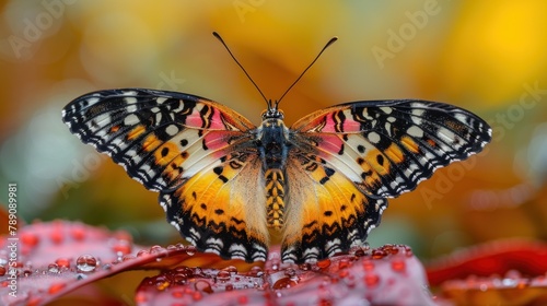 Butterflies (Rhopalocera) are lepidopteran insects that have large, often brightly coloured wings,