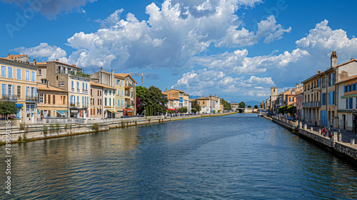 The Canal du Rhone a Sete a canal 