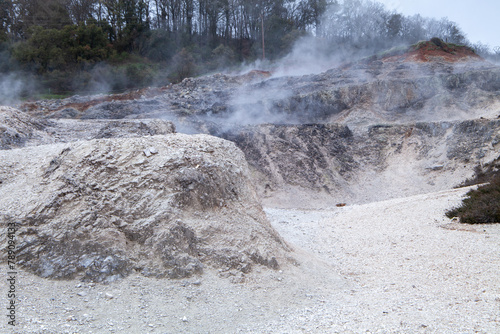 larderello and biancane di monterotondo geothermal phenomenon clean energy production grosseto livorno photo