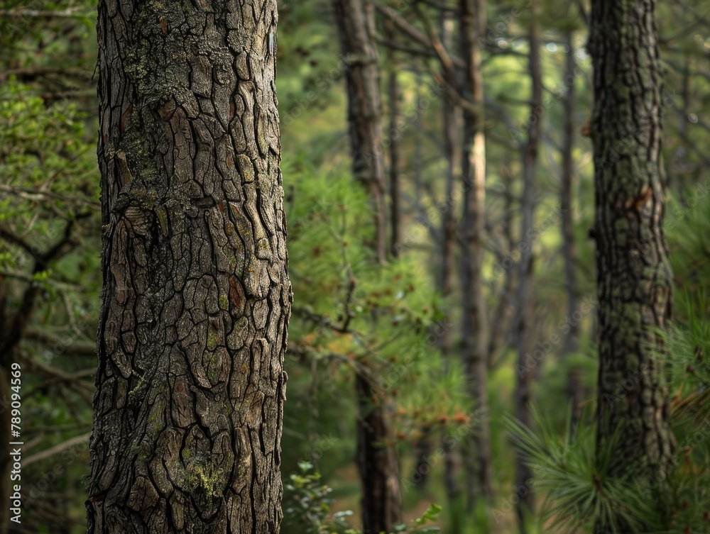 Ancient Enchantment: Pine-scented Secrets Within the Forest