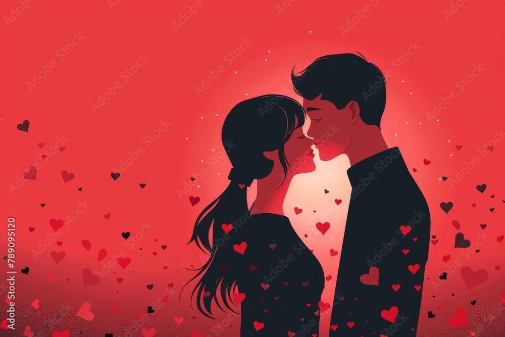 Deepen Your Romantic Bonds with Artistic Love Illustrations: Experience the Psychological Depth and Emotional Connection in Every Design