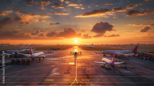 Airport Runway: A Detailed Guide to Planespotting at Sunset