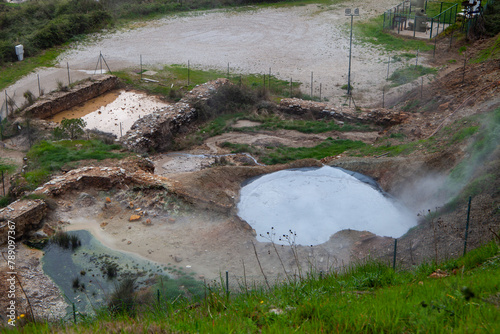 larderello and biancane di monterotondo geothermal phenomenon clean energy production grosseto livorno photo