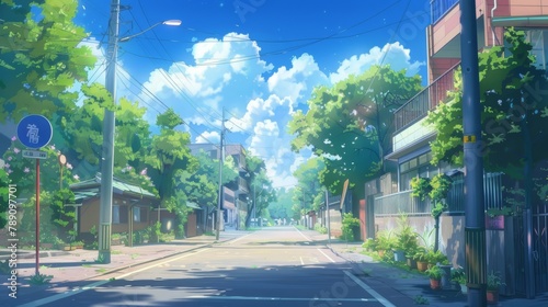 Happiness Mood Good Feeling Cartoon Anime Style Background