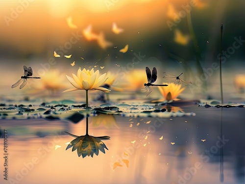 Tranquil Reflections: Mirror of Nature's Beauty © Ilsol