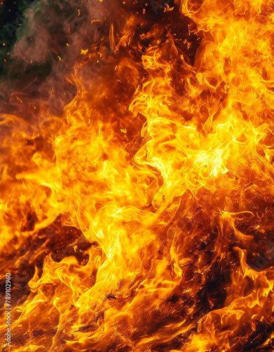 image of burning hot flame