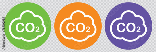 Reduce co2 gas icon set. carbon reduction cloud sign. cut c02 pictogram. zero carbon emission. zero greenhouse gas low co2 logo. cut carbon bubble vector 11